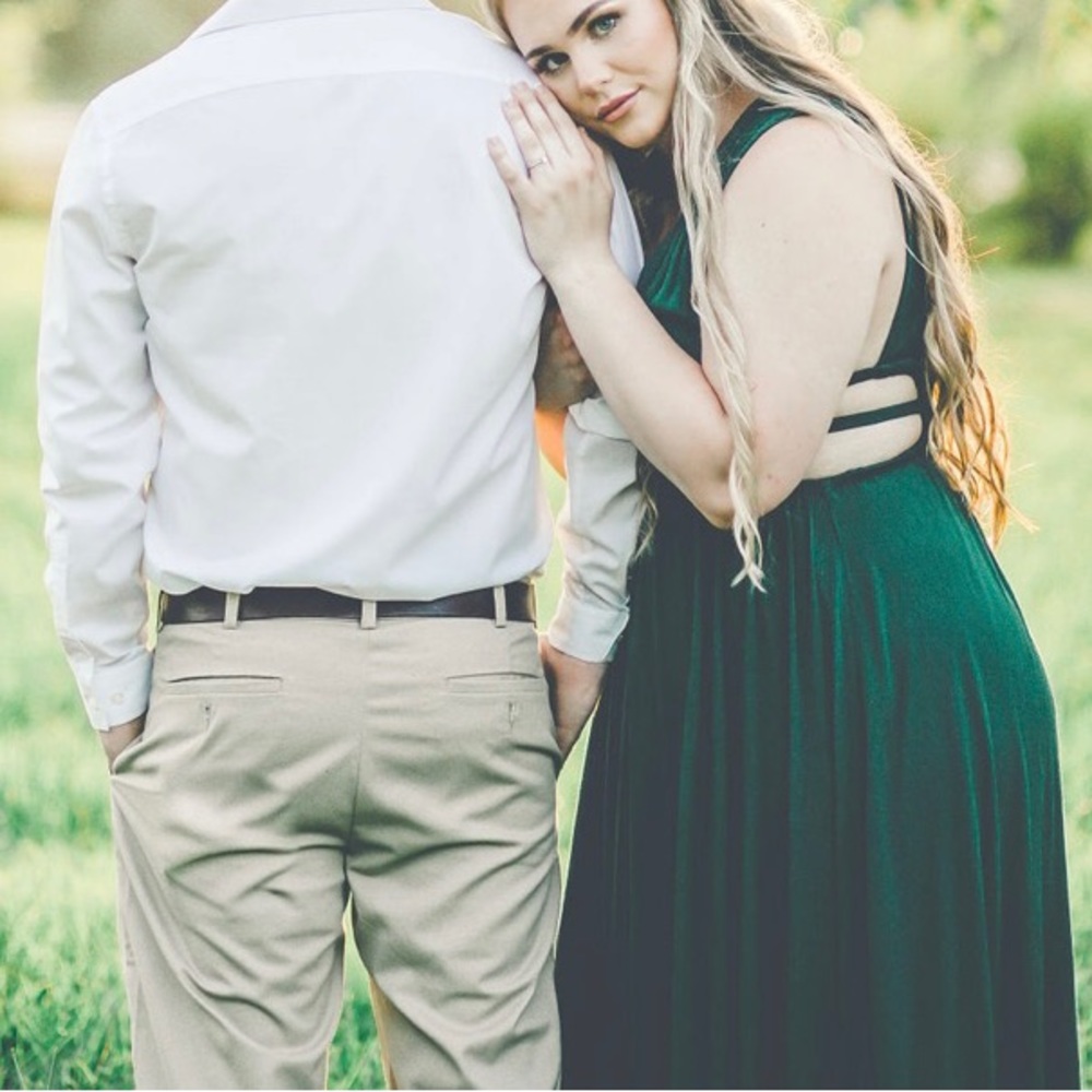 Southern Alternative- Hunter Green Dress